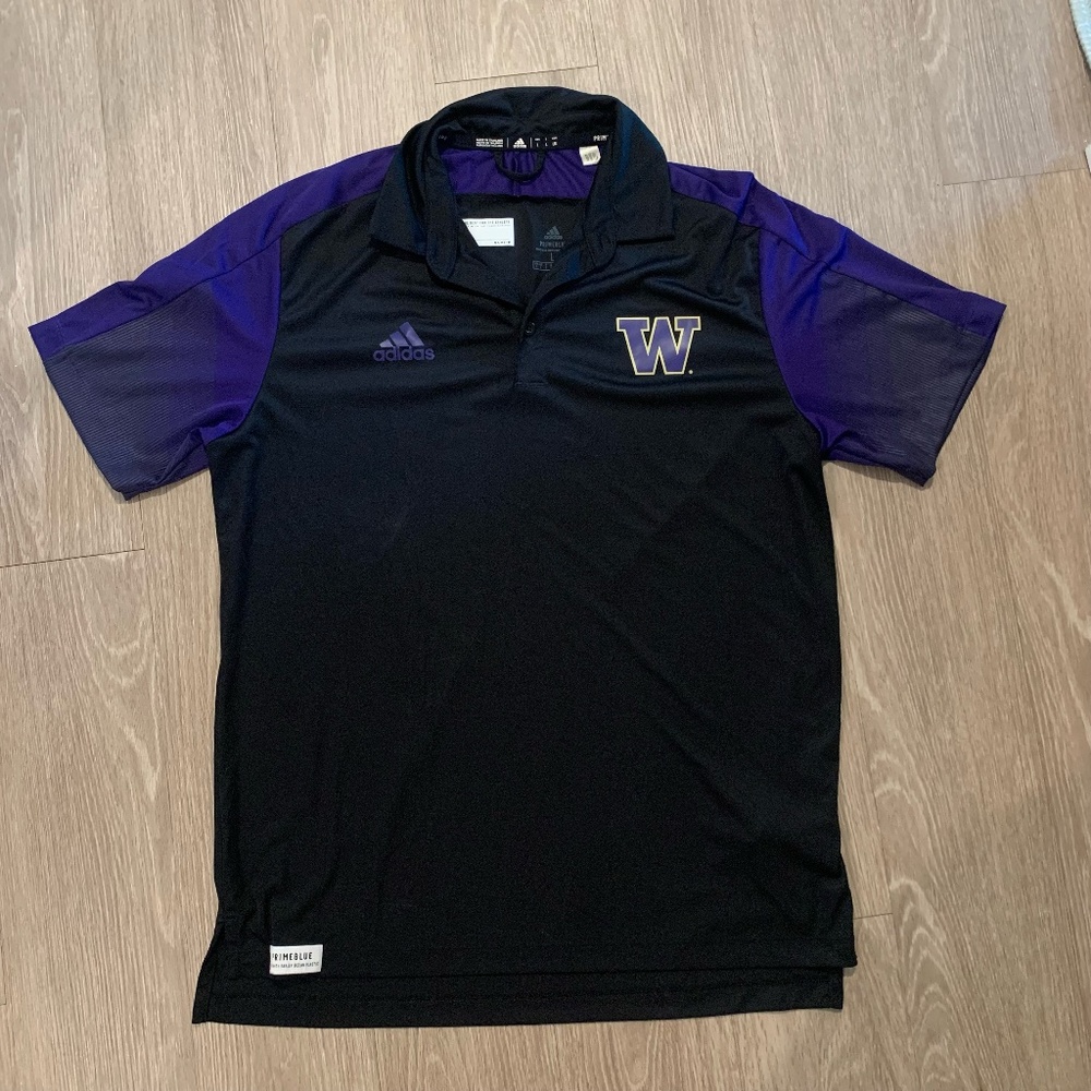 ADIDAS University of Washington Huskies Polo